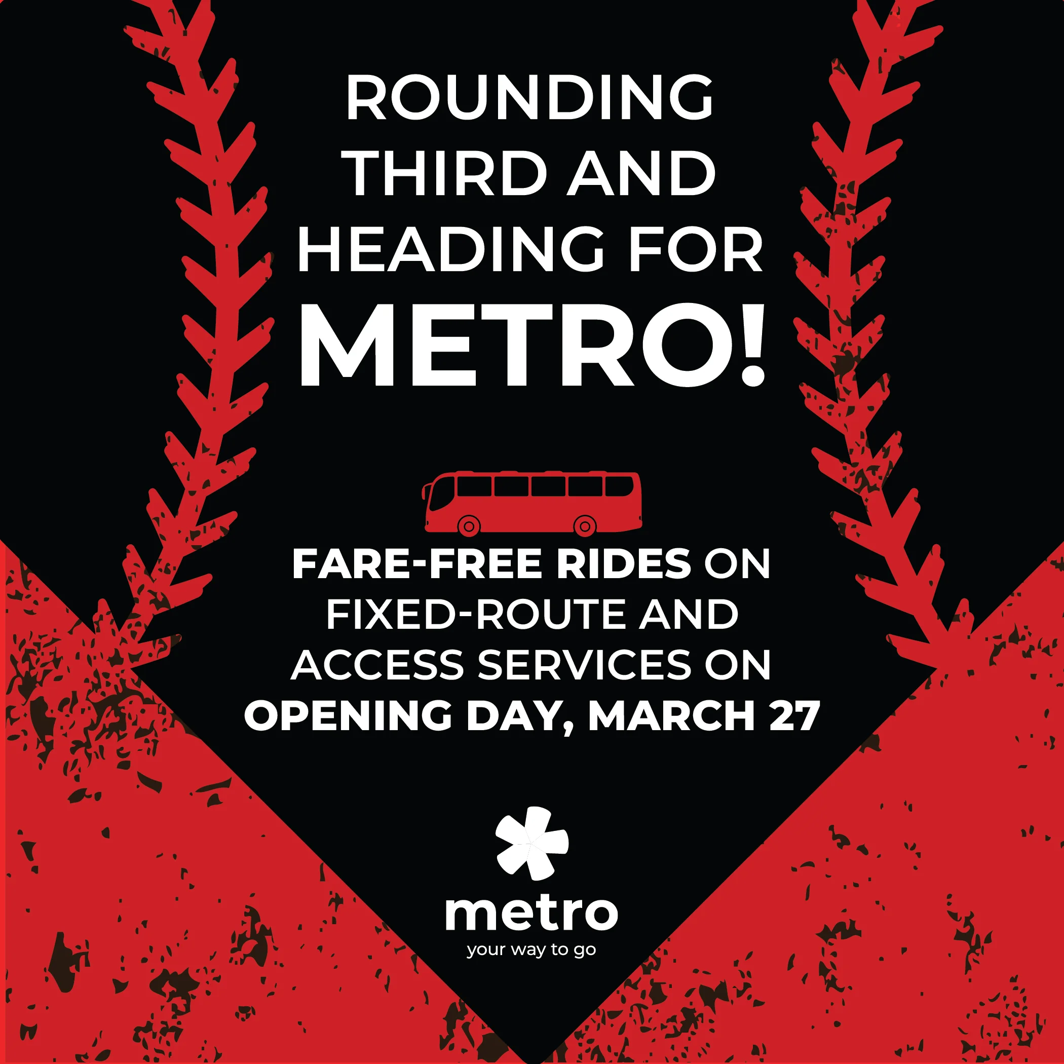 Rounding Third and Heading for Metro -