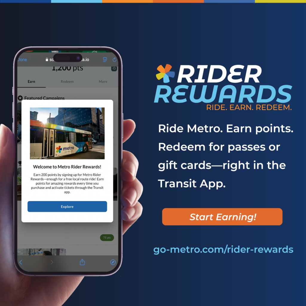 Metro Rider Rewards Program