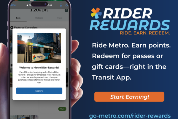 Metro Rider Rewards Program